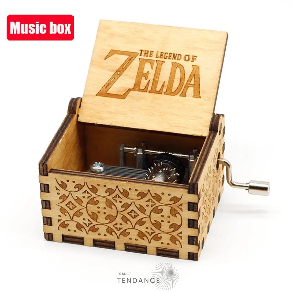 Boîtes à Musique En Bois Naturel | Cinéma Mangas Jeux Vidéos