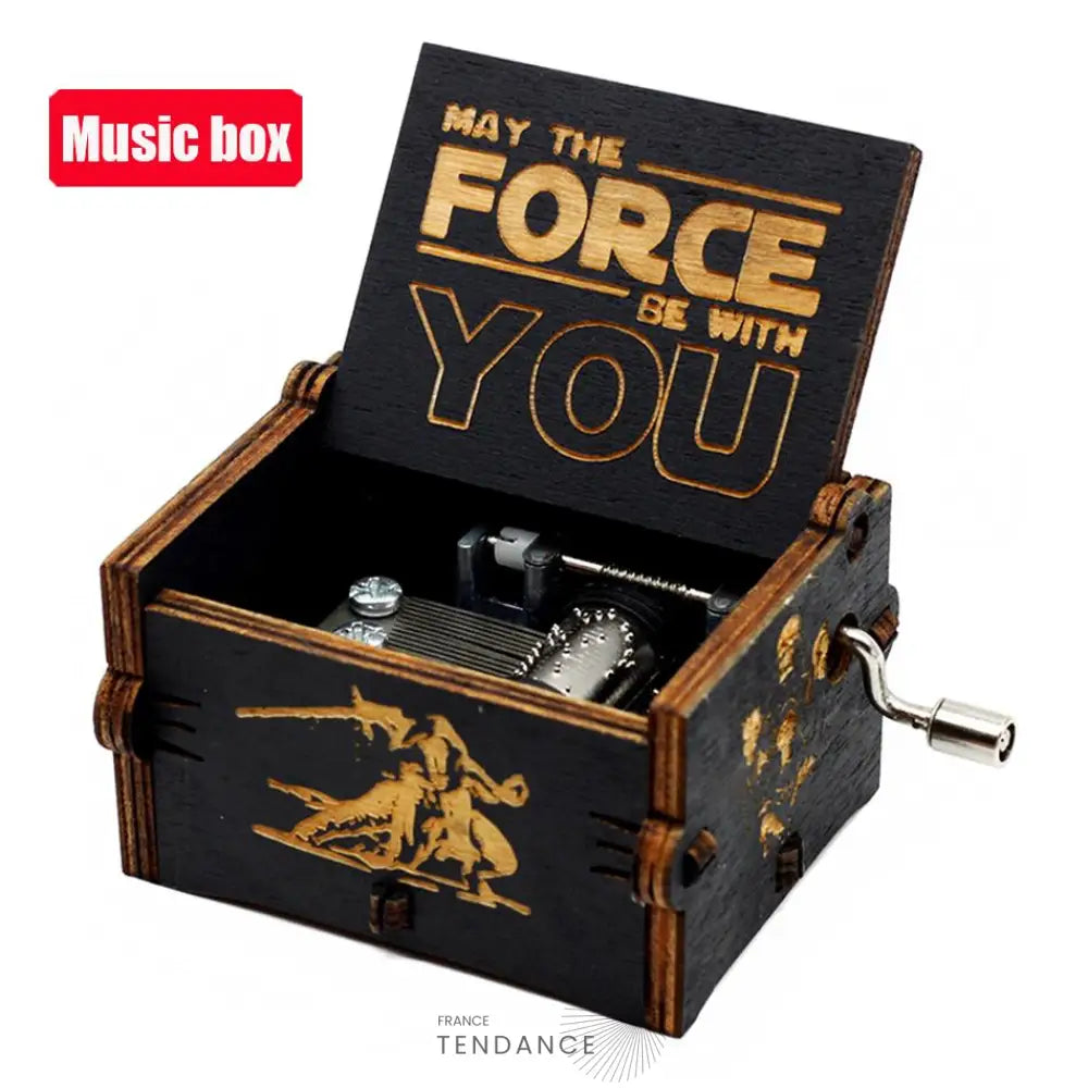 Boîtes à Musique En Bois Naturel | Cinéma Mangas Jeux Vidéos