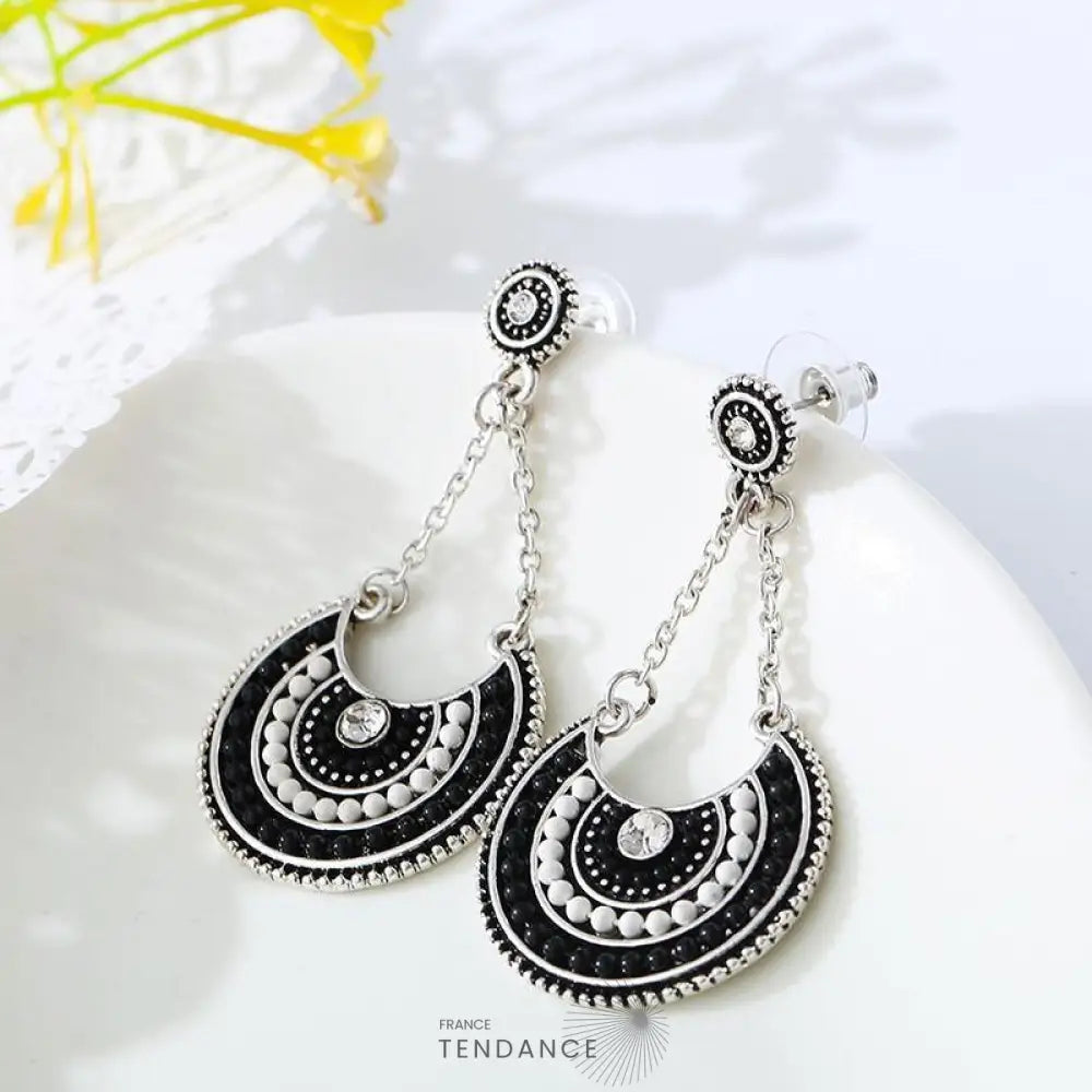 Boucles D’oreilles Vintage Multicolore | France-Tendance