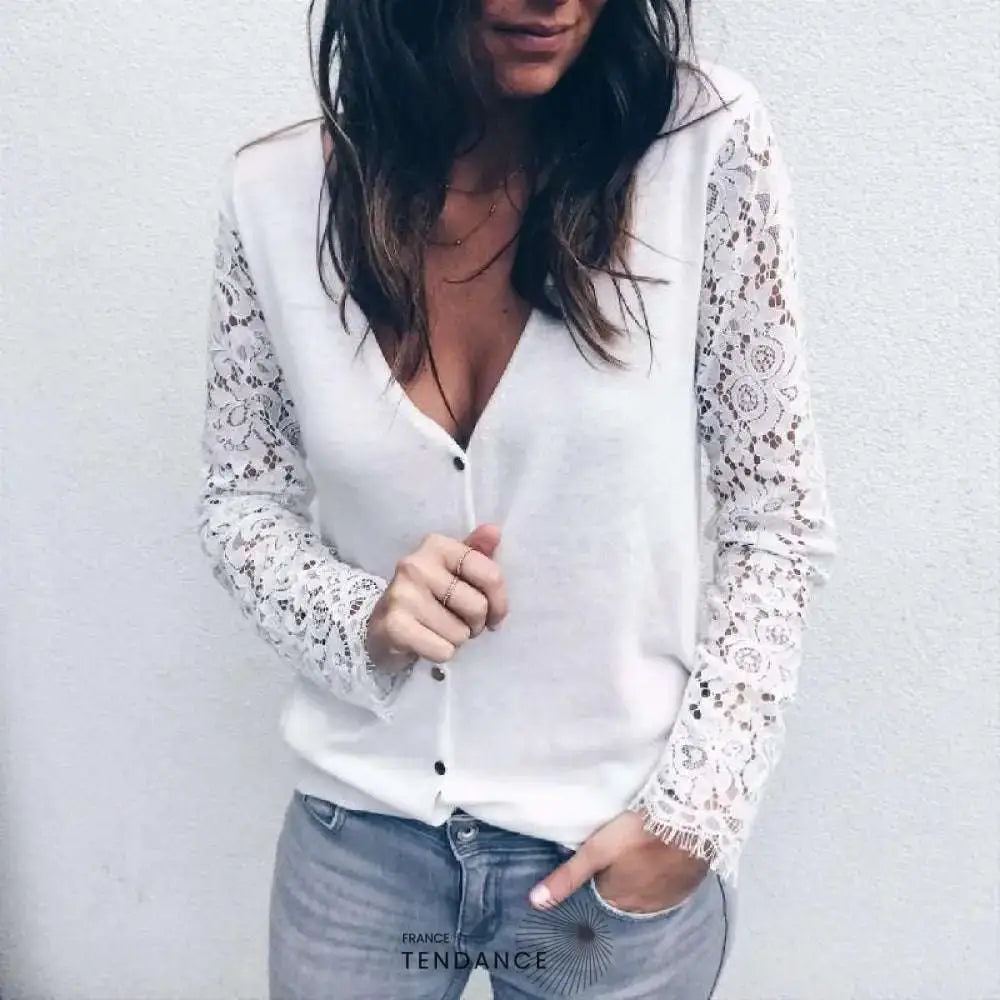 Chemisier Dentelle Wonder | France-Tendance