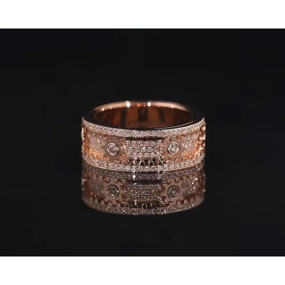 Eternity | Bague Rouages Du Temps Couleur Or Rose (Edition Limitée 100 Exemplaires)