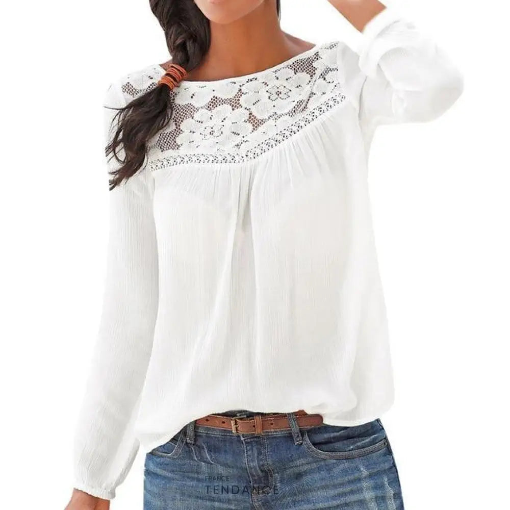 Haut Ample En Dentelle | France-Tendance