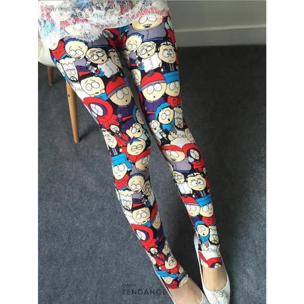 Legging Imprimé Dessins Animés | France-Tendance