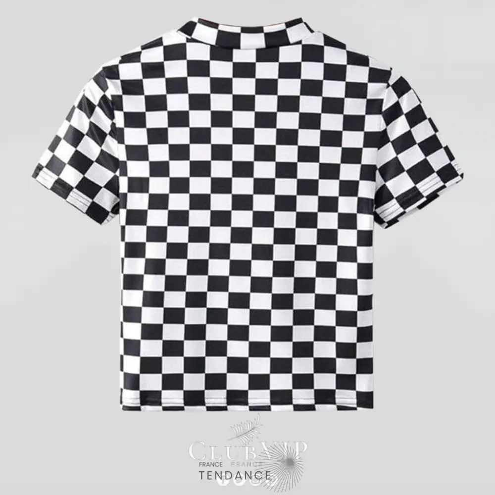 T-shirt Court B&w | France-Tendance