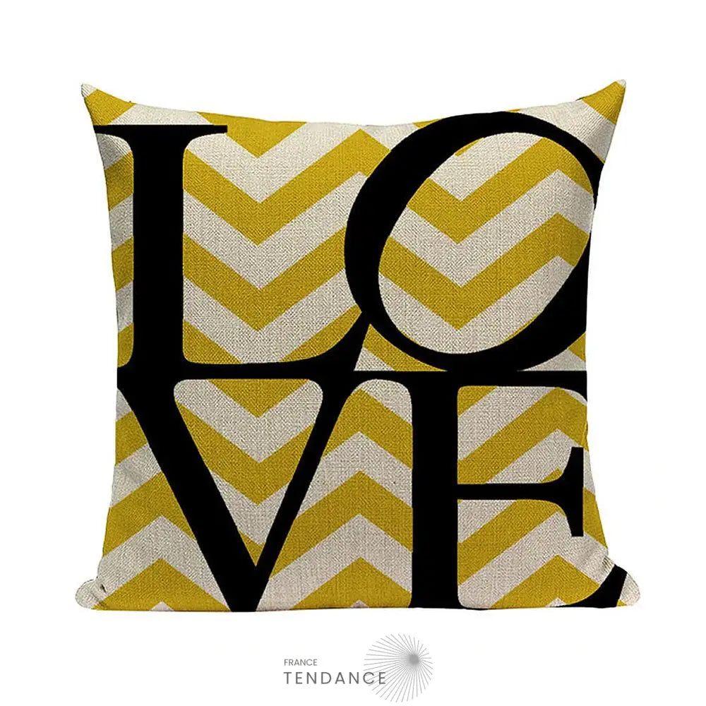 Taie De Coussin Décorative 45x45 - Série love |