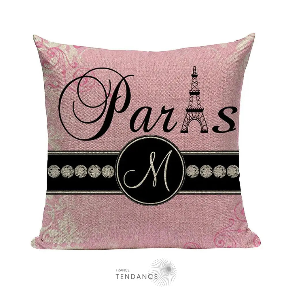 Taie De Coussin Décorative 45x45 - Série Paris |