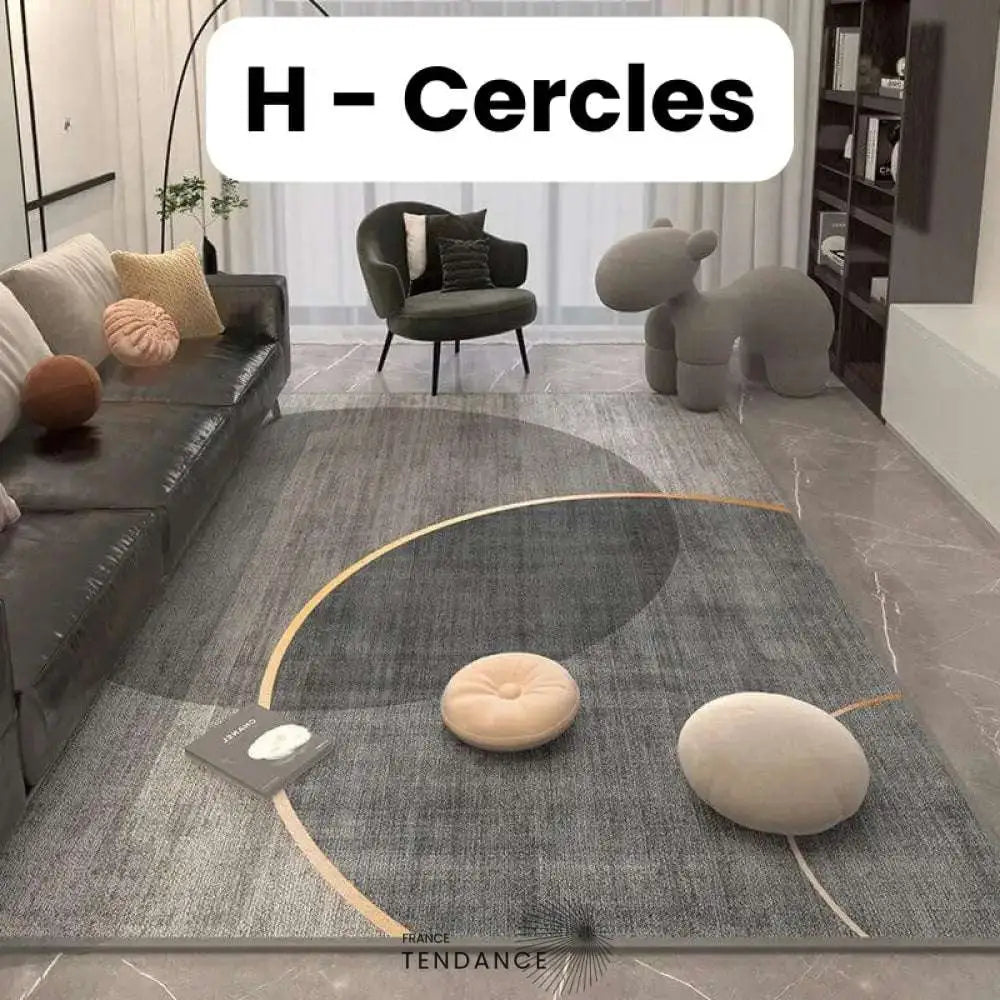 Tapis Magique Intachable | Incroyable Mais Vrai! H - Cercles / Paillasson (0.4X0.6M) Salon