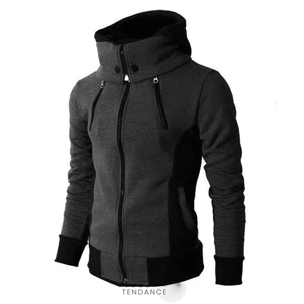 Veste Zippée à Col écharpe | France-Tendance