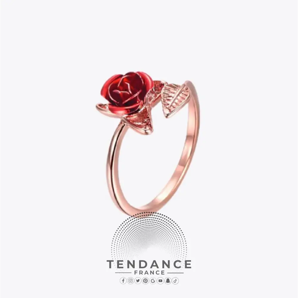 Bague Rose éternelle Cercle D’amour | France-Tendance