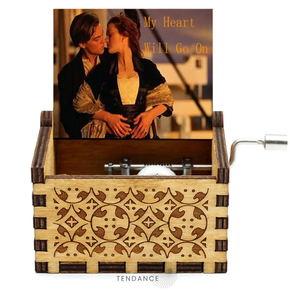 Boîtes à Musique En Bois Naturel | Cinéma Mangas Jeux Vidéos