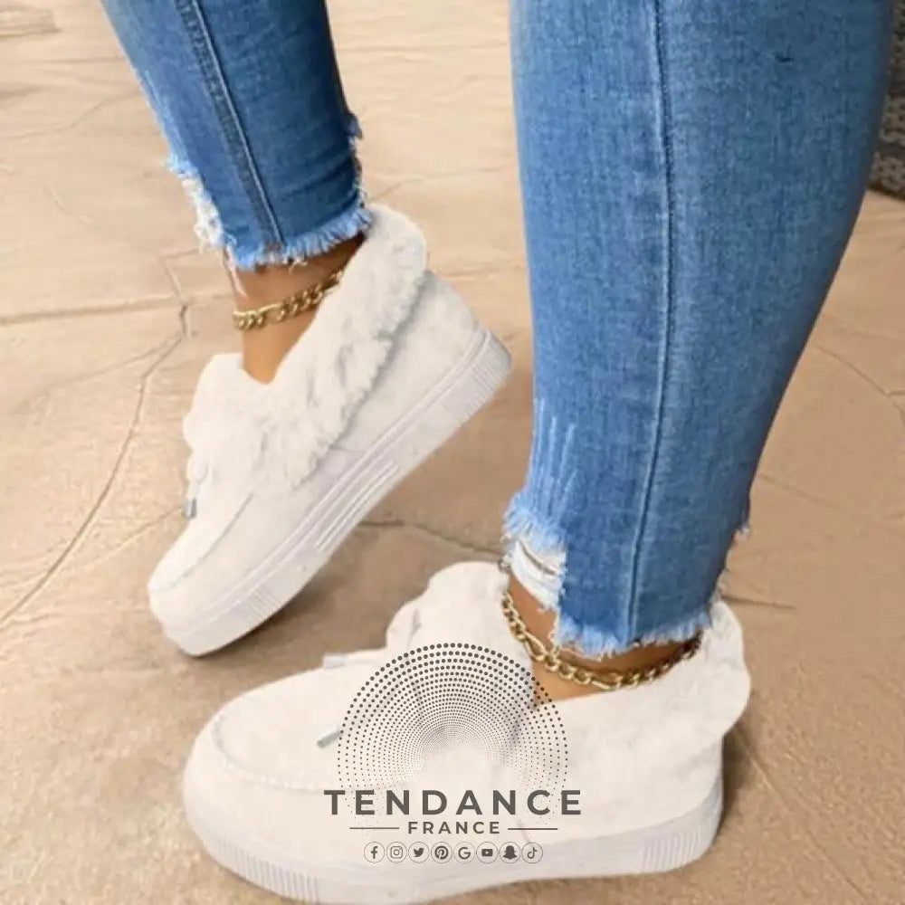 Chaussures Casual à Fourrure | France-Tendance