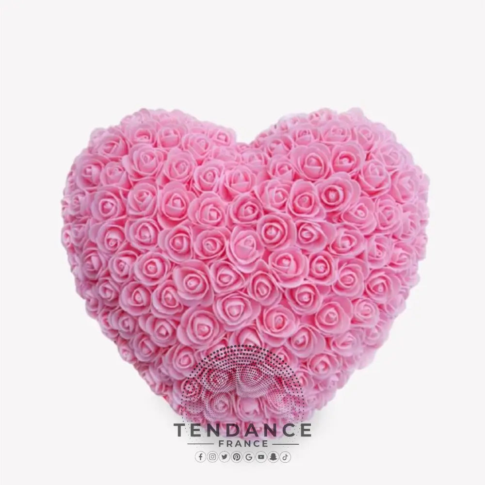 Coeur En Roses Rose Bonbon | France-Tendance