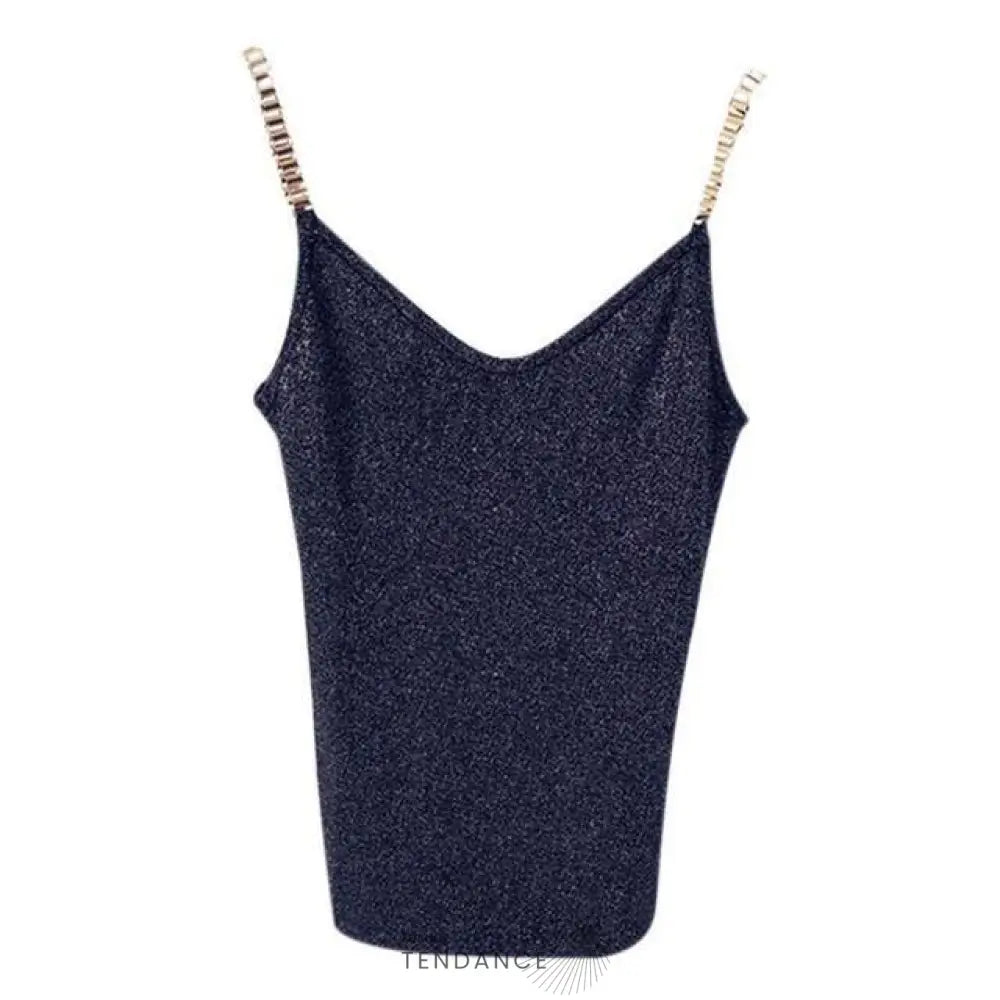 Débardeur Tricoté Brillant | France-Tendance