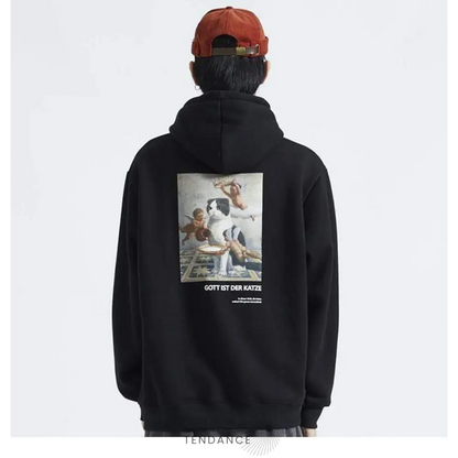 Hoodie Cat King | France-Tendance