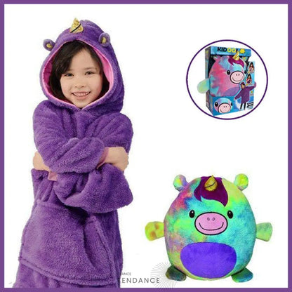 Kidoo™ | Peluche Maxiplaid 2en1 | France-Tendance