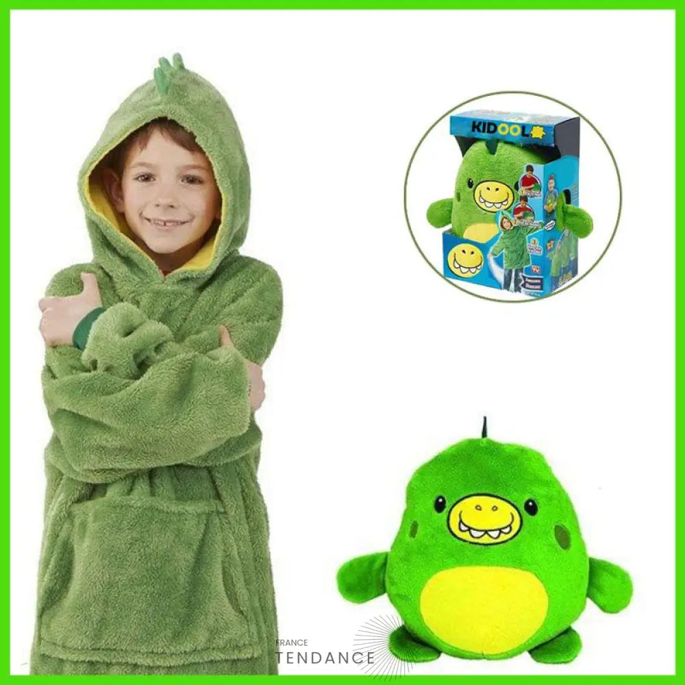 Kidoo™ | Peluche Maxiplaid 2en1 | France-Tendance