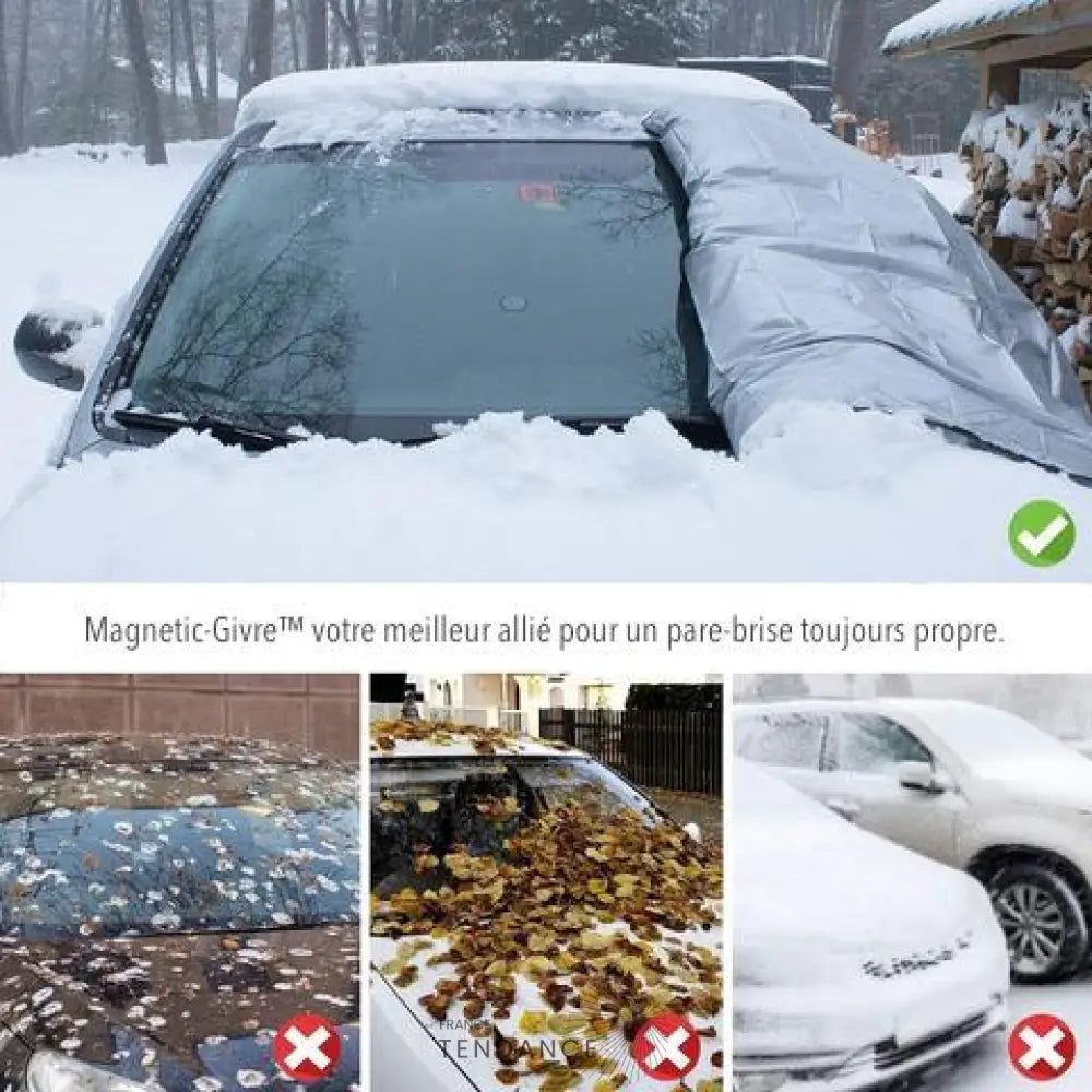Magnetic-givre™ | Couverture Anti-givre Aimantée 3-en-1 |
