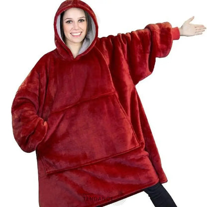 Maxipull Plaid™ | Pull Couverture Doublé | France-Tendance