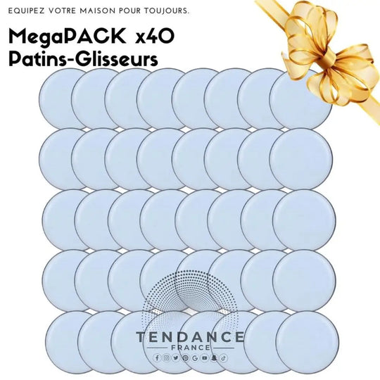 Megapack X40 Patins Glisseurs 3m™ Ronds | France-Tendance
