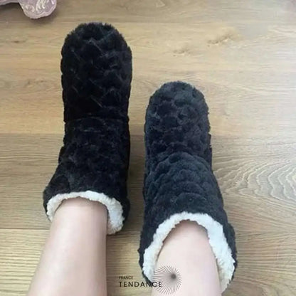Pantoufles Montantes Fourées Ultra-Cocooning
