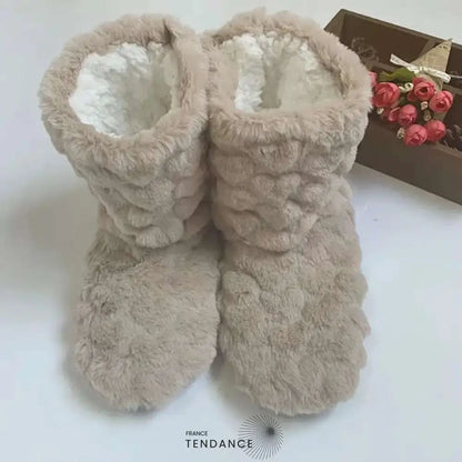 Pantoufles Montantes Fourées Ultra-Cocooning
