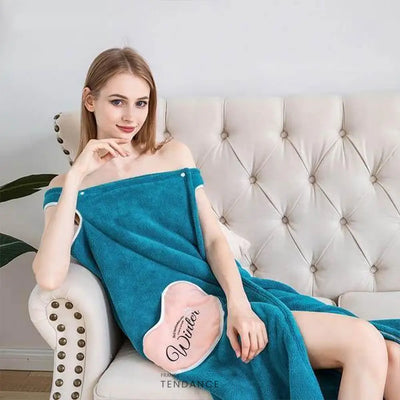Peignoir De Bain En Peluche | France-Tendance