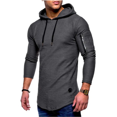 Pull à Capuche Manche Zippée | France-Tendance