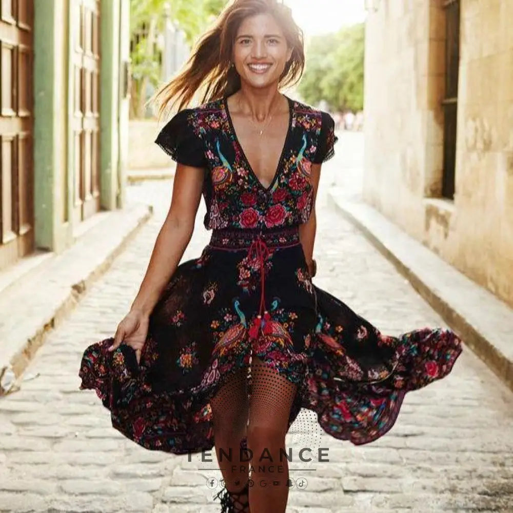 Robe Boho Florale | France-Tendance