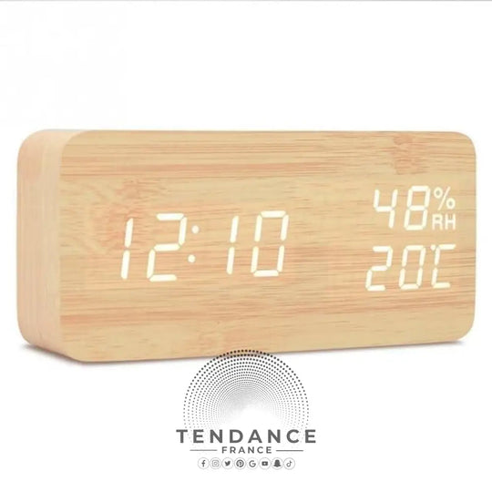 Réveil Design & Tendance woody | France-Tendance