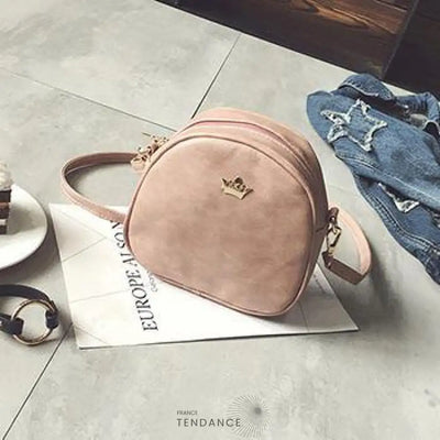 Sac à Main Bandoulière Avec Couronne | France-Tendance