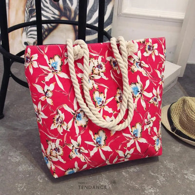 Sac De Plage Fourre-tout Imprimé | France-Tendance
