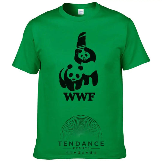 T-shirt Panda | Parodie Wwf | France-Tendance