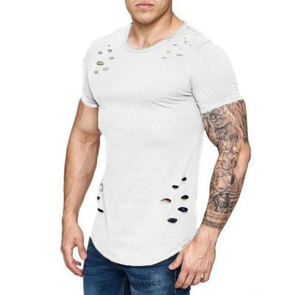 T-shirt à Trous Destroy | France-Tendance